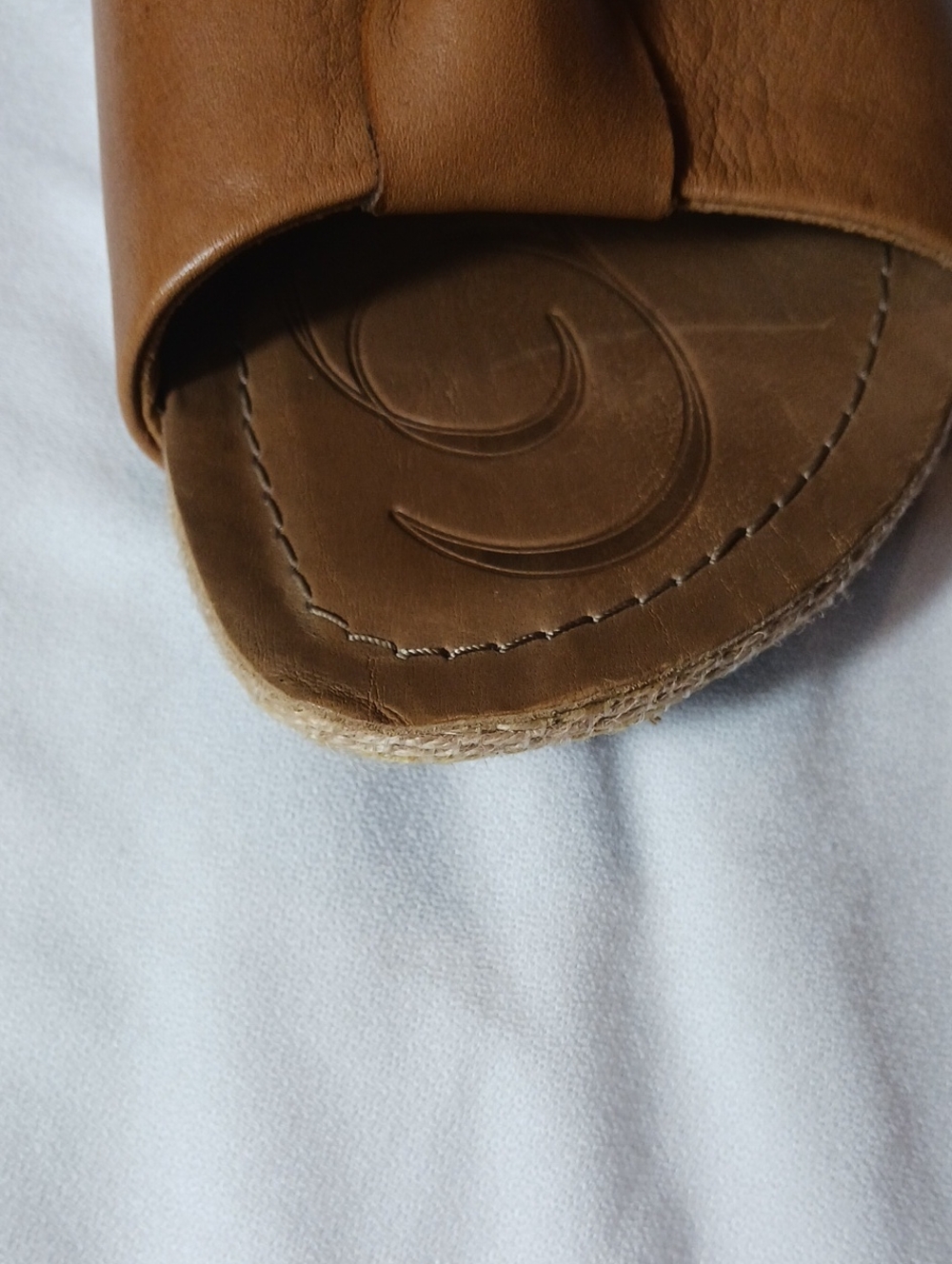 Merrell Whisper Link T-Strap Leather Sandals Ergonomic Boho Chic Granola Size 9 - Picture 9 of 10